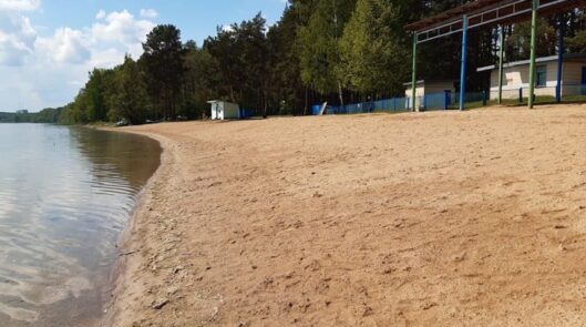 Пляж санатория