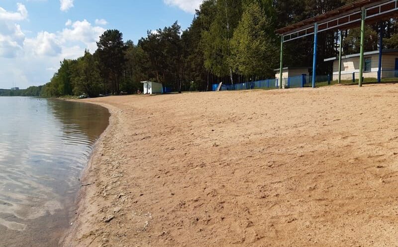 Пляж санатория